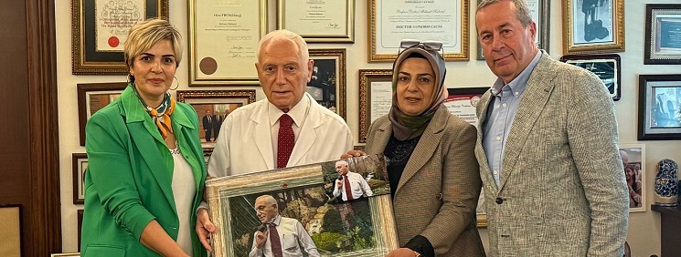 Pazar Belediye Başkanı Çakır ve Kadın Girişimcilerden Prof. Dr. Mehmet Haberal’a Ziyaret