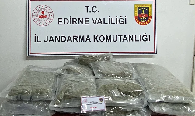 Edirne Jandarması'ndan skunk operasyonu