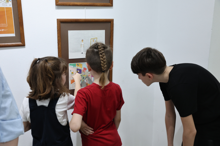 Bursa Nilüfer'de Karikatür Atölyesi'nde yıl sonu sergisi