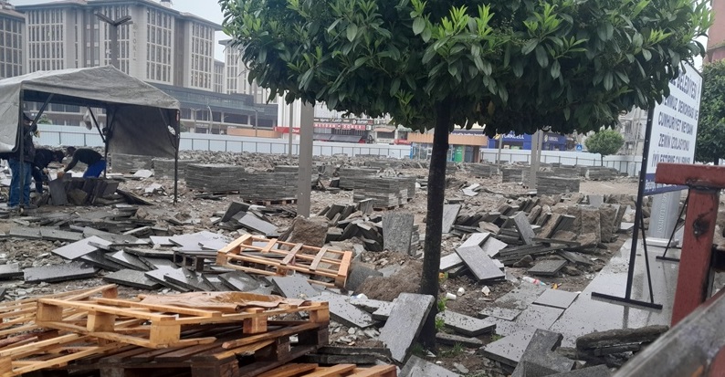 Rize Meydanı’ndaki Su Sızıntısına Kalıcı Çözüm Geliyor