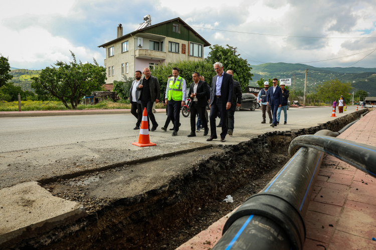 Sakarya Geyve’de su kayıpları önleniyor