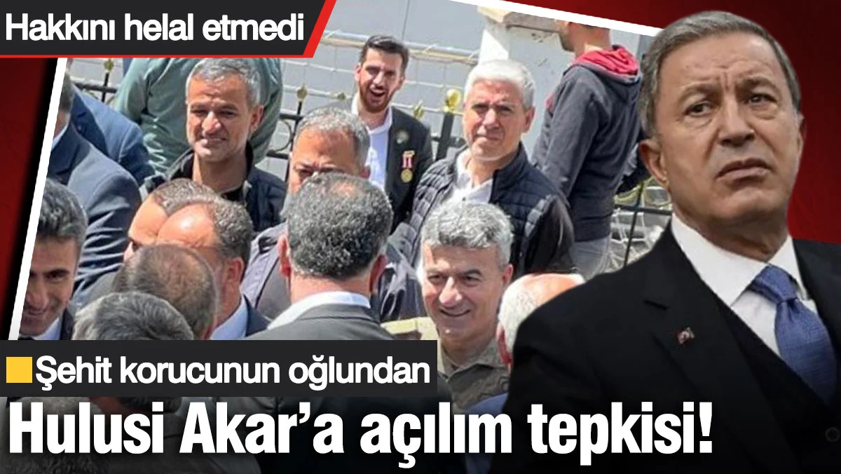 Şehit oğlu Akar'a tepki gösterdiği için alandan çıkarıldı. Bingöl'de gerginlik