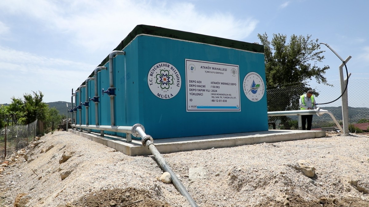 Muğla Ula'da içme suyu depoları yenilendi