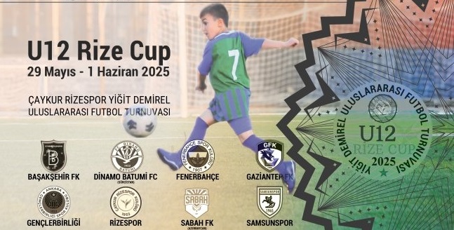 Rize’de Uluslararası Futbol Heyecanı Başlıyor: Yiğit Demirel U12 Rize Cup