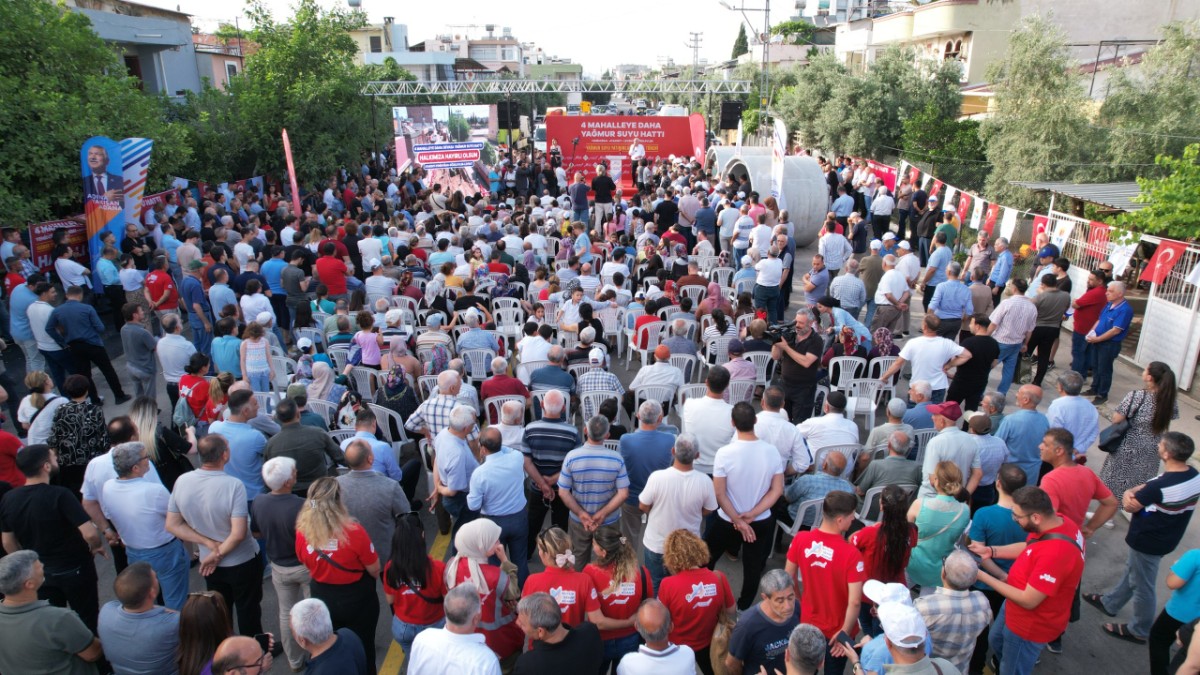 Adana Büyükşehir'den 4 mahalleye altyapı hizmeti