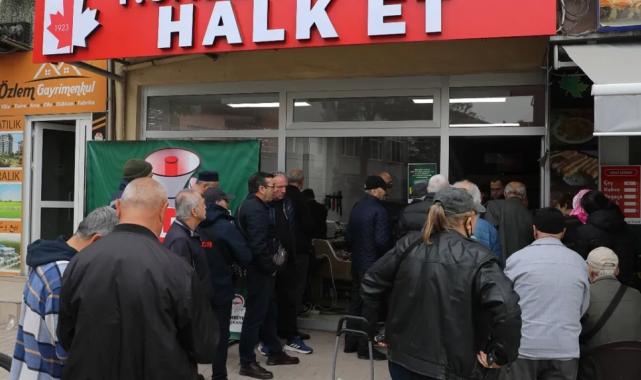 İzmit'te 'Halk Et'e bayram molası