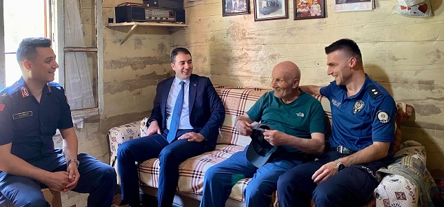 Kaymakamdan Gazilere Bayram Ziyareti