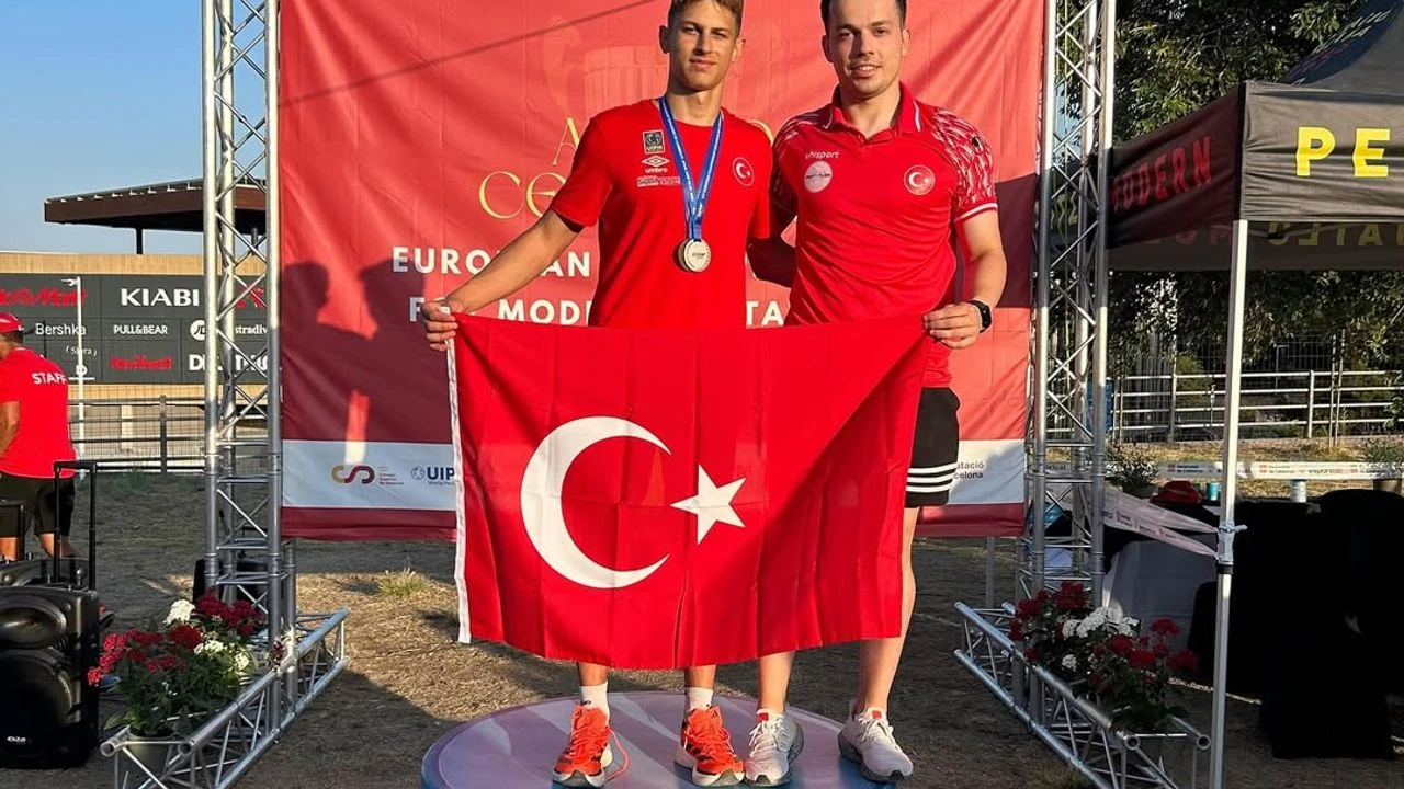 Pentatlonda ilki başardı! Muhammed Emir Kurtulan Avrupa üçüncüsü oldu