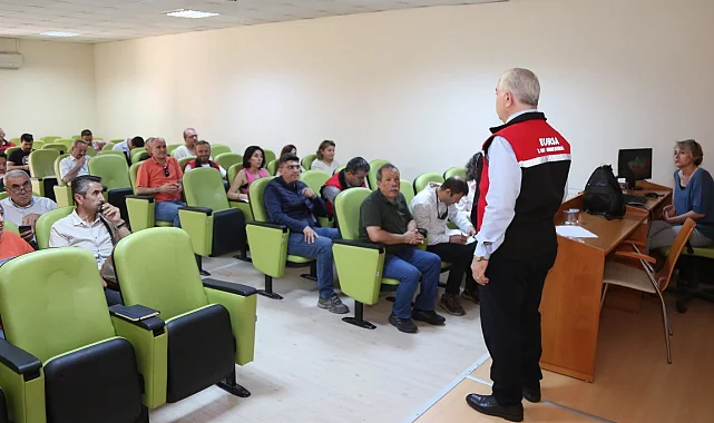 Bursa'da üreticilere 'bağlarda don zararı' eğitimi