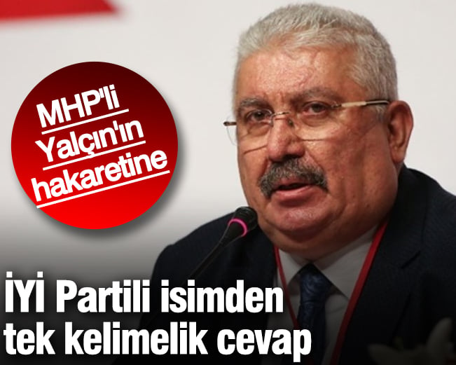 MHP'li Yalçın’ın hakaretine İYİ Partili isimden tek kelimelik cevap: ApoooCCCuuu