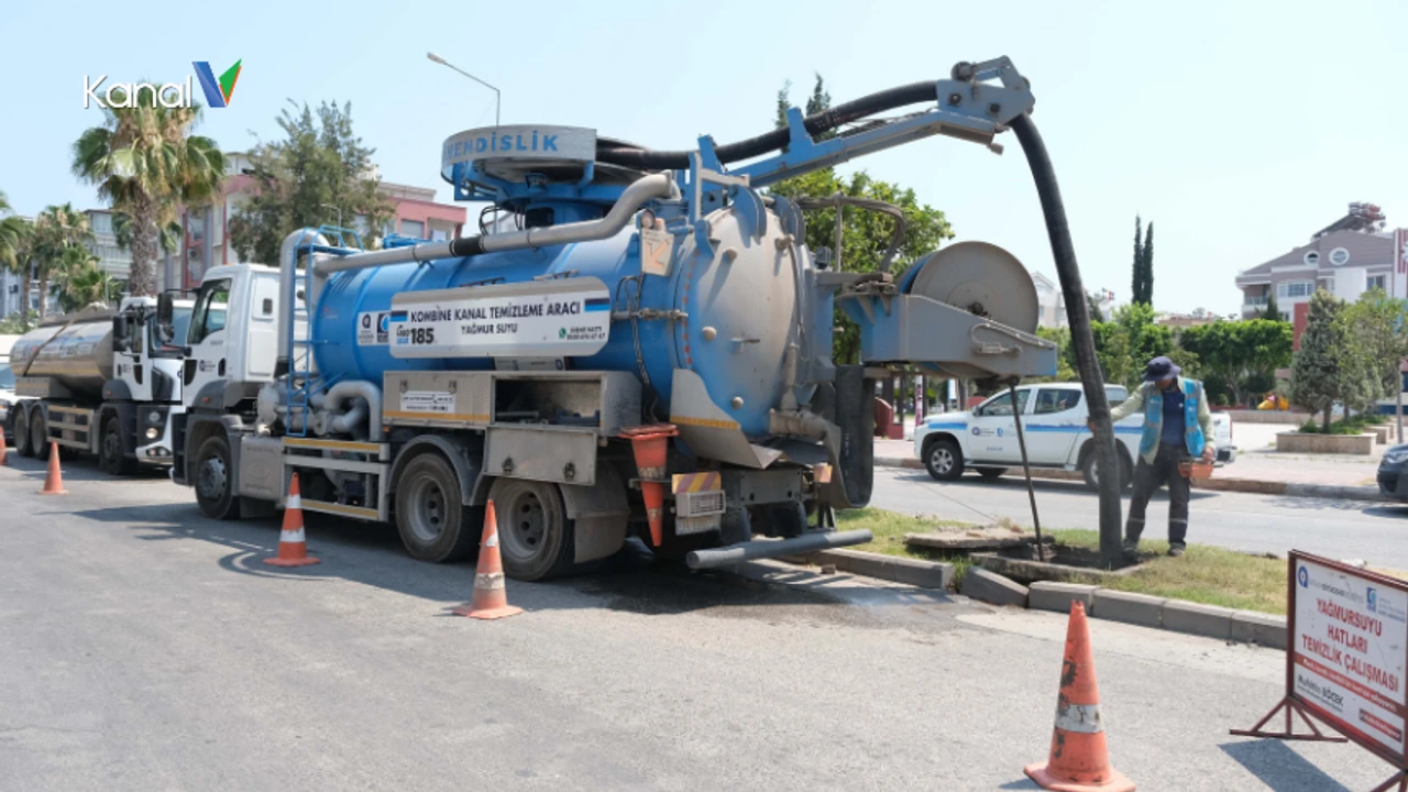 150 kilometrelik yağmursuyu hattında kapsamlı temizlik