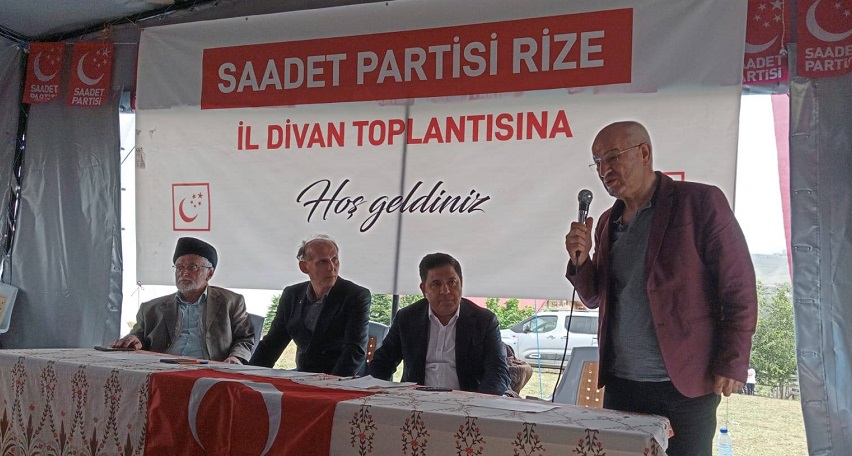 Saadet Partisi Rize İl Divanı Sultan Murat Yaylası’nda Yapıldı: Birlik ve Direniş Mesajı