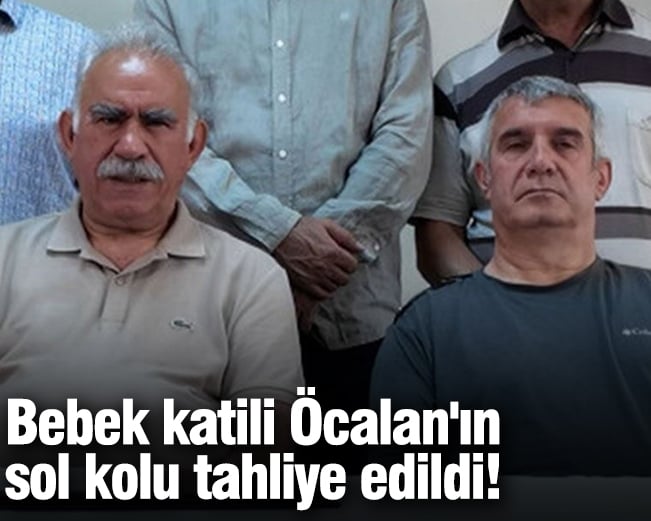Bebek katili Öcalan'ın sol kolu tahliye edildi!