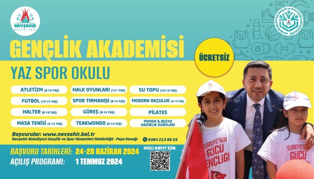 Nevşehir Belediyesi'nden çocuklar için yaz okulu