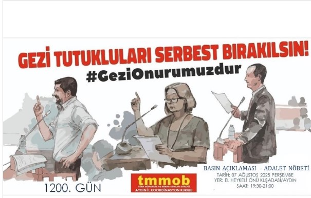 Adalet Nöbeti 1200. Gününde Kuşadası’nda