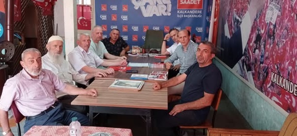 Saadet Partisi Kalkandere’de Haftalık Toplantısını Gerçekleştirdi