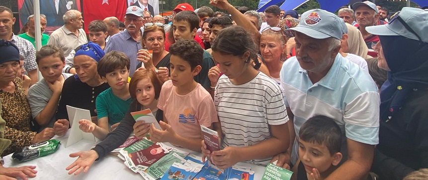 Rize Yeşilay Şubesi, 15. Geleneksel Formu Laz Yarışları’nda Yerini Aldı