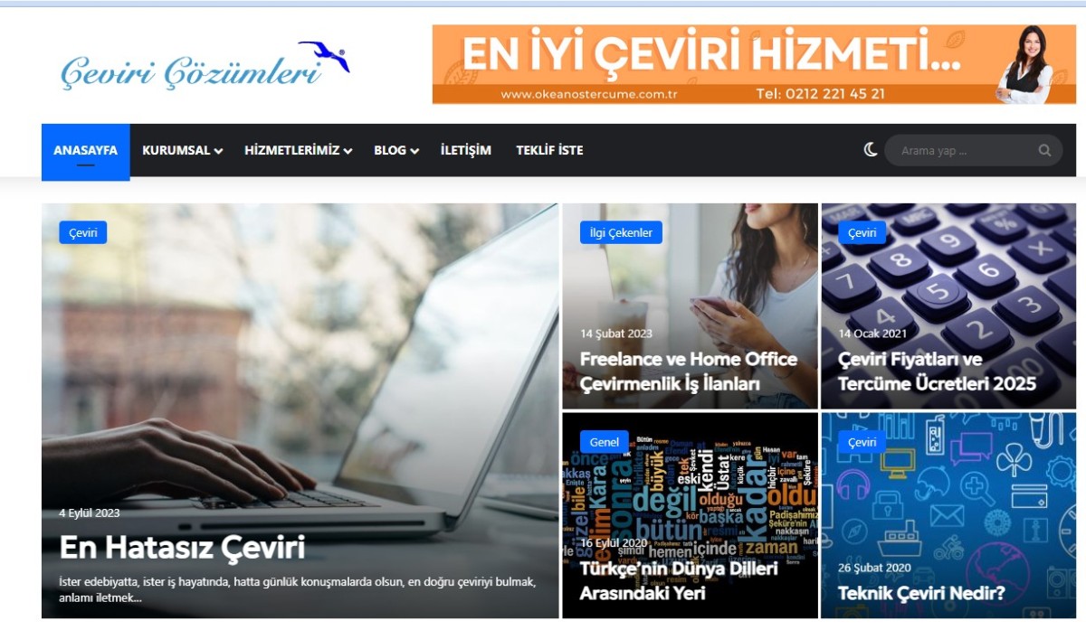 İngilizce Tercüme Fiyatları ve Türkçe Almanca Çeviri Fiyatları