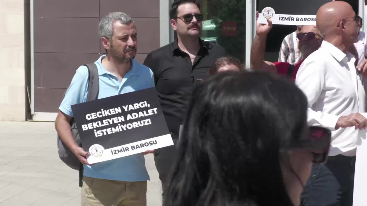 İzmir Barosu’ndan uzun süren yargılamalara tepki: Adalet, zamana yenilmemelidir