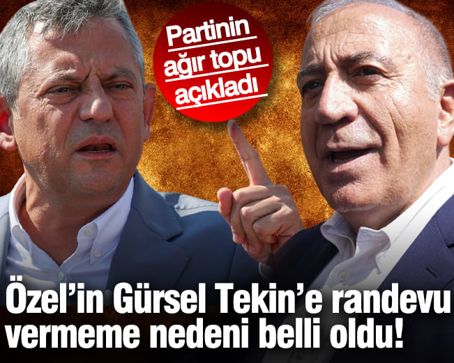 CHP liderinin, Gürsel Tekin’e randevu vermeme nedeni belli oldu! Partinin ağır topu açıkladı