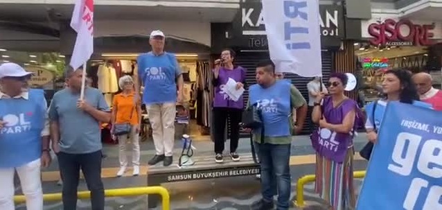 SOL Parti İlkadım'da: Zaman, hep beraber birleşe birleşe direnme ve direne direne kazanma zamanı