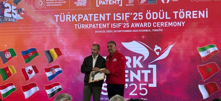 RTEÜ Öğretim Elemanlarının Patenti Uluslararası Fuar’da Altın Madalya Kazandı