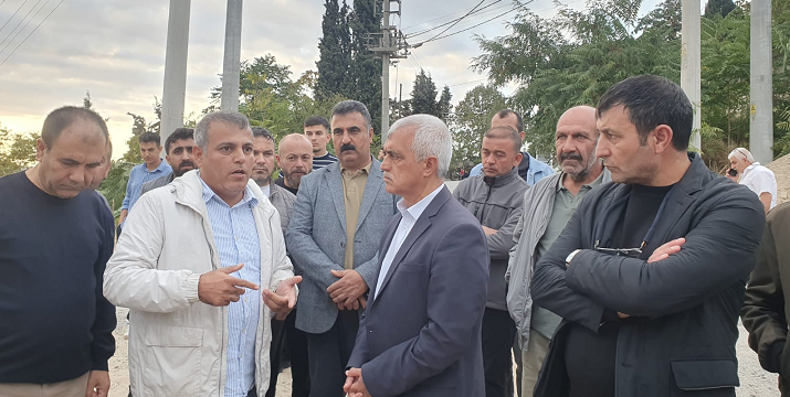 Gergerlioğlu, Dilovası Kayapınar'da 40 yıllık yolu kapatan sanayi gaspına son verin!