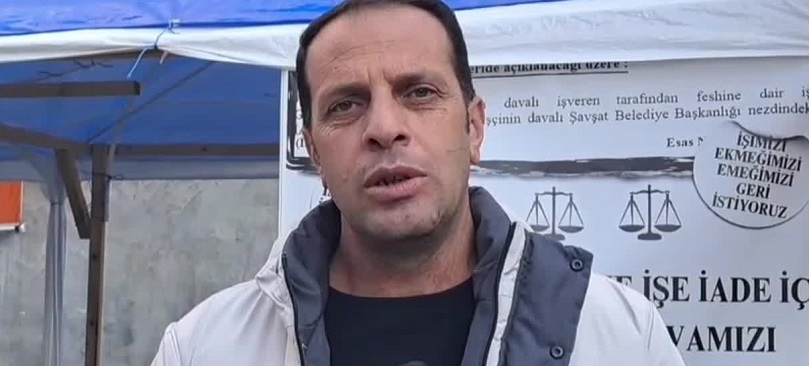Şavşat'ta, mahkeme kararına rağmen işe başlatılmayan işçilerin çadır eylemine soruşturma