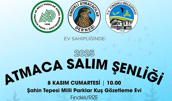 Fındıklı’da Doğaya Atmaca Salım Şenliği 8 Kasım’da Yapılacak