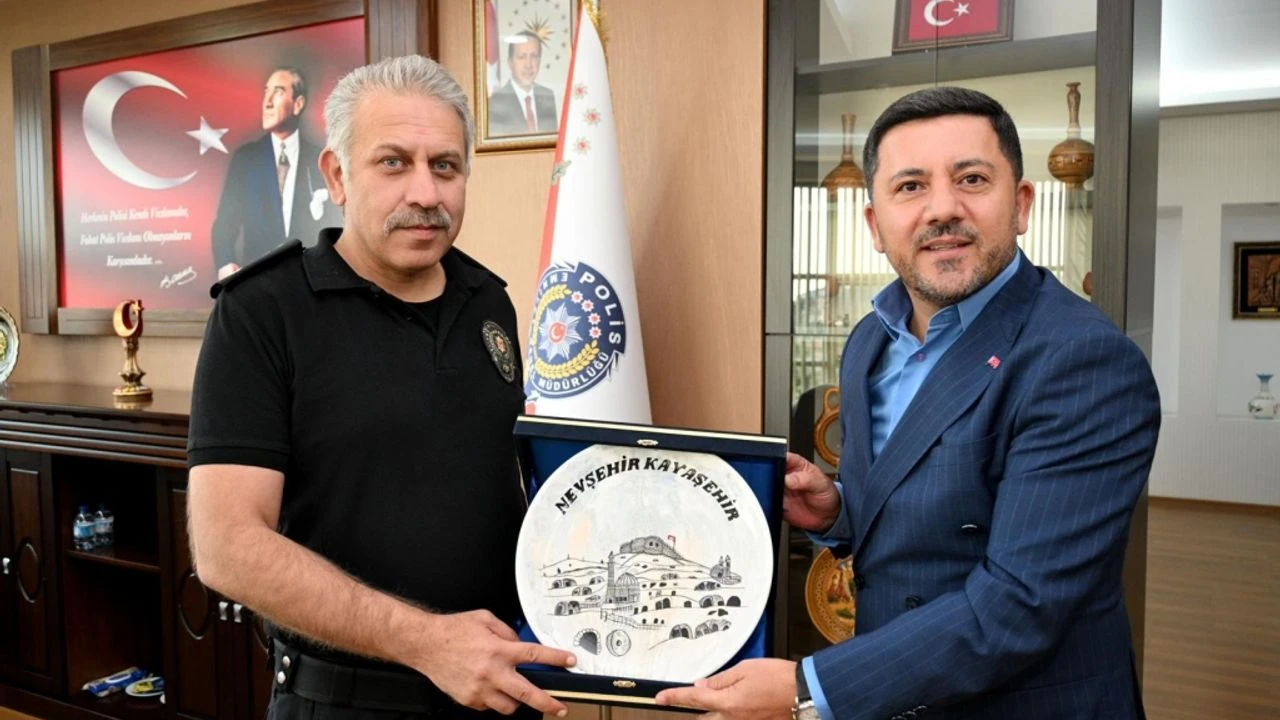 Nevşehir Emniyet Müdürü'nden Başkan Arı'ya ziyaret