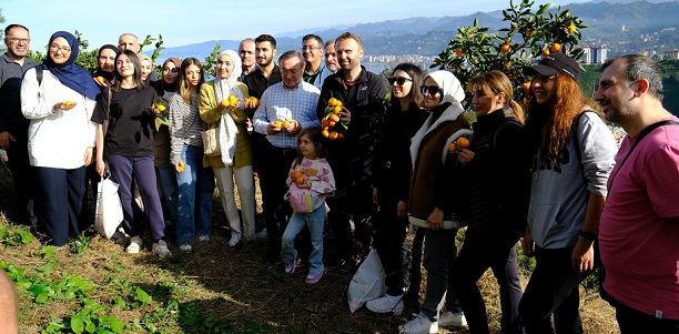 RTEÜ’ de “Haydi! Hep Birlikte Mandalina Hasadına” Etkinliği Düzenlendi