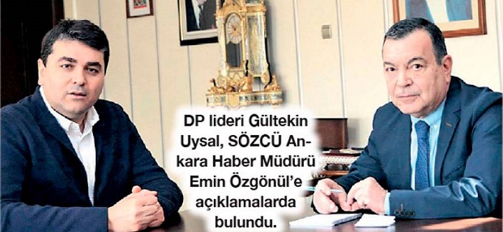 DP Lideri Uysal’dan, Komisyonun İmralı Ziyaretine İtiraz: Bir Katilin Ayağına Gazi Meclis Gidemez