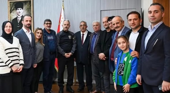Yalova Rizeliler Derneği’nden Emniyet Müdürü Ümit Bitirik’e Ziyaret
