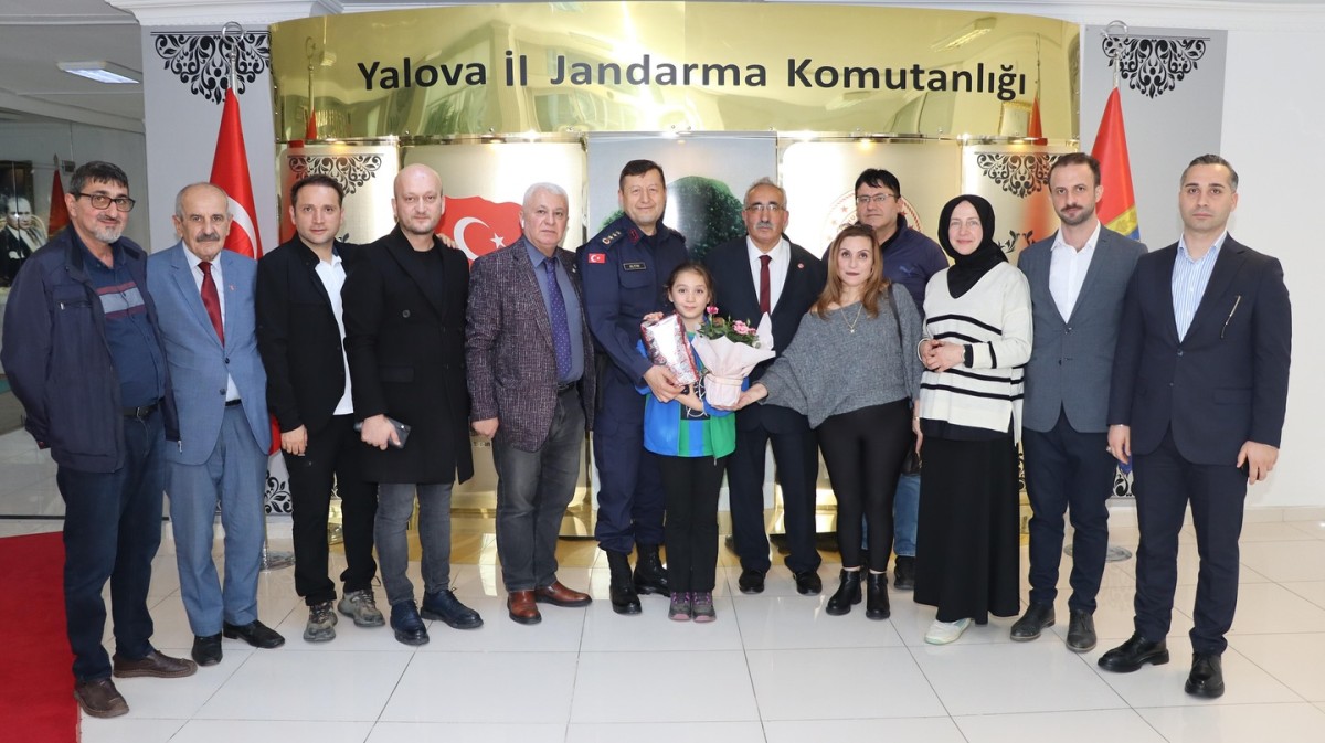 Yalova Rizeliler Derneği’nden İl Jandarma Komutanı Ercan Altın’a Ziyaret