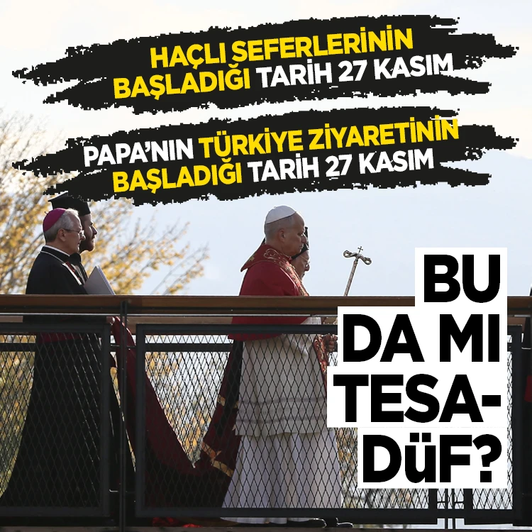 Papa'nın ziyaretinde 