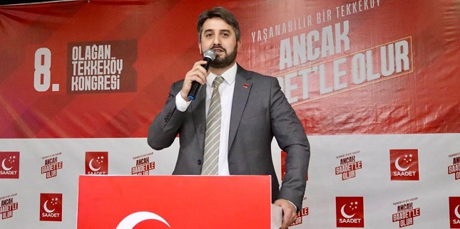 Saadet Partisi Tekkeköy’de Yeni İlçe Başkanı Dr. Bilal Genez Oldu
