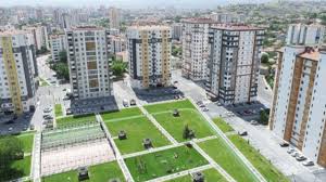 Kayseri Melikgazi'de yaşam alanlarına modern görünüm