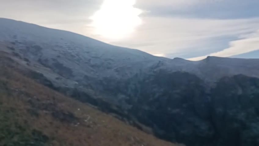 İDABİS sporcuları, 15 Aralık Dünya Türk Dili Günü sebebiyle Pamuk Dağı'na tırmandı