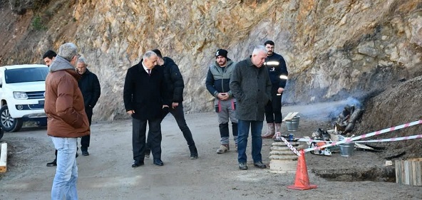 Başkan Bilgehan Erdem Çalışmaları Yerinde İnceledi