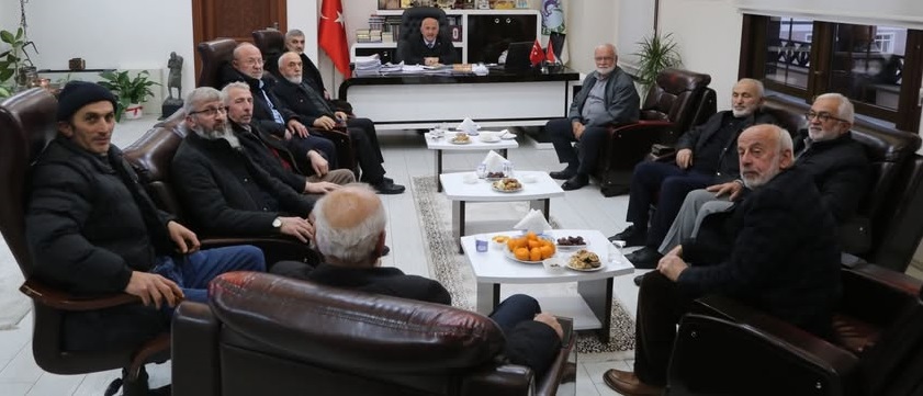 Saadet Partisi Heyetinden Başkan Çiftçi’ye Taziye Ziyareti