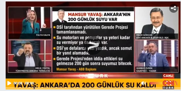 CNN Türk'ün canlı yayının da büyük kaos: 