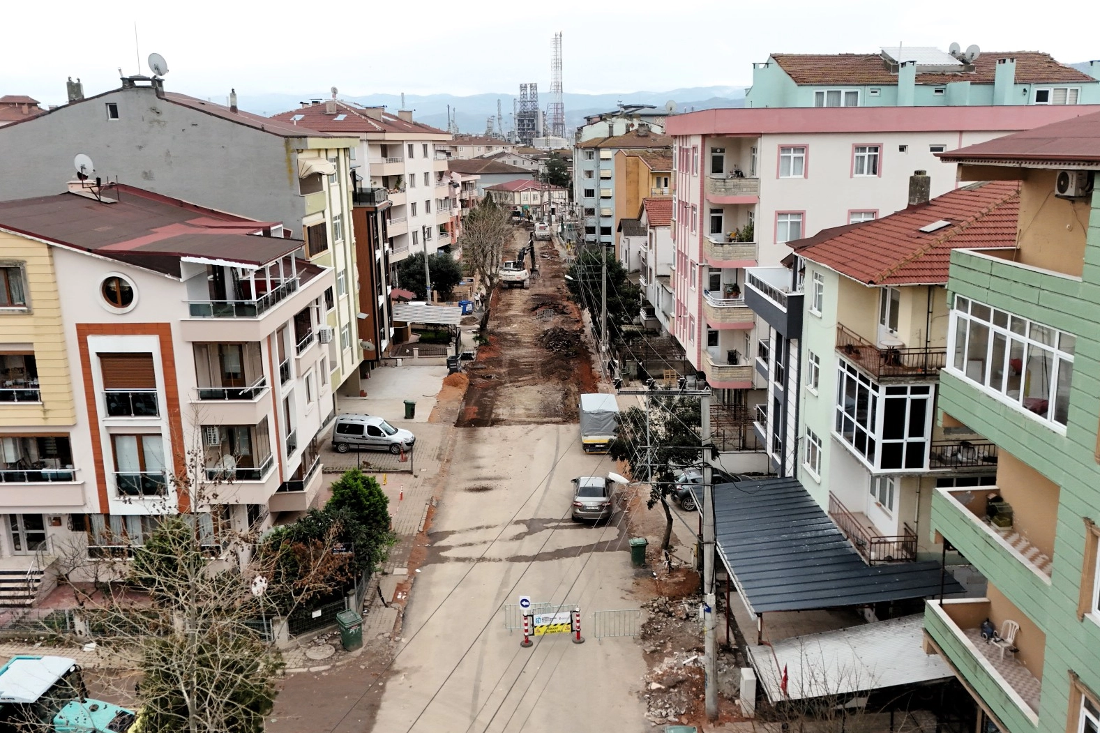 Kocaeli Körfez Petkimliler Caddesi'nde yoğun tempo