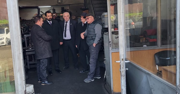 İYİ Parti Rize İl Teşkilatından Sanayi Esnafına Ziyaret