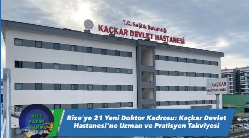 Sağlık Bakanlığı’ndan Rize’ye 21 Yeni Doktor Kadrosu