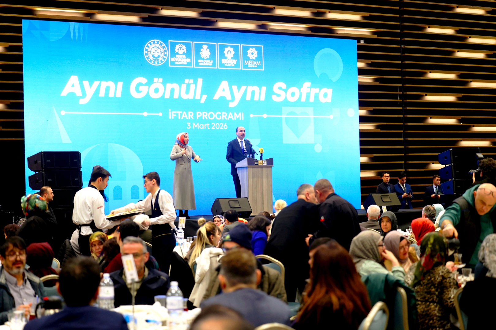 Özel gereksinimli bireyler Konya'nın sofrasında buluştu