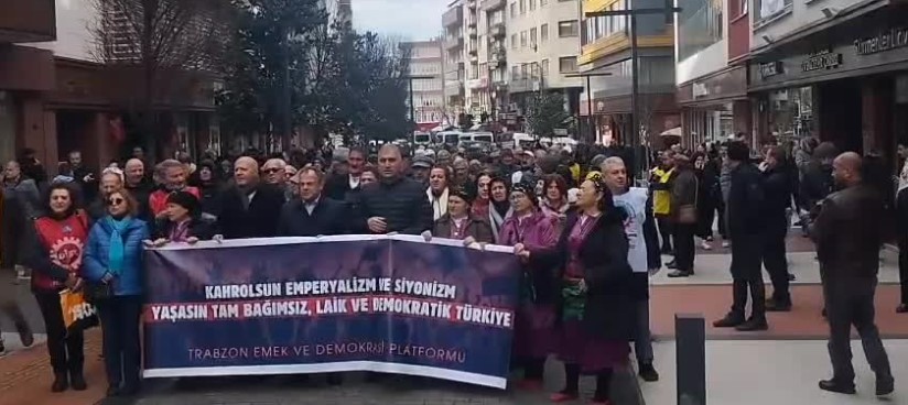 Trabzon Emek ve Demokrasi Güçleri’nden ABD ve İsrail’in İran’a yönelik saldırılarına tepki