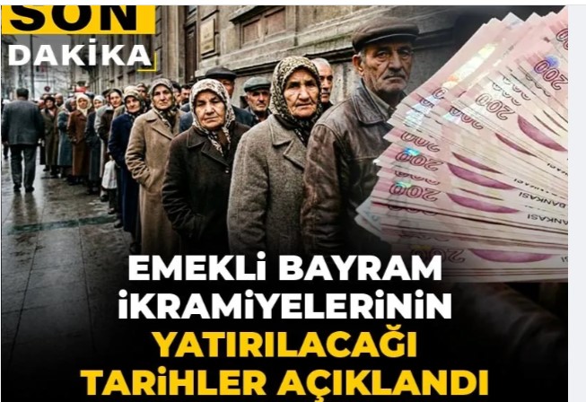 Emekli bayram ikramiyelerinin yatırılacağı tarihler açıklandı