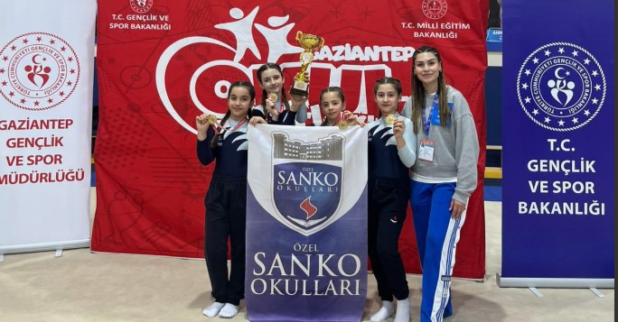 SANKO OKULLARI ÖĞRENCİLERİNİN JİMNASTİK BAŞARISI