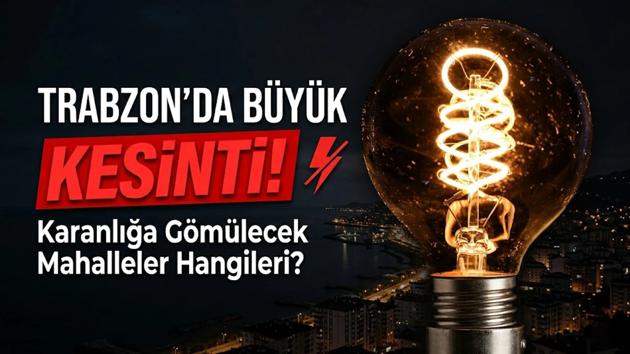 Trabzon’da Gün Boyu Elektrik Kesilecek! Hangi İlçelerde Elektrik Yok?