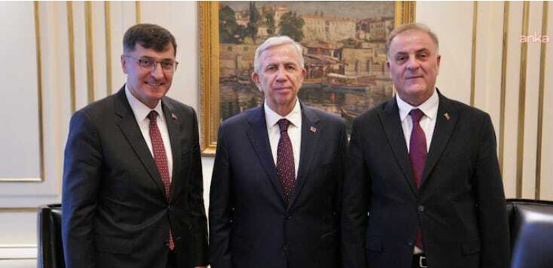 Kütahya Belediye Başkanı Kahveci, Nuri Aslan ve Mansur Yavaş ile bir araya geldi